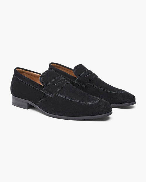 Old Money Wildleder-Penny-Loafer