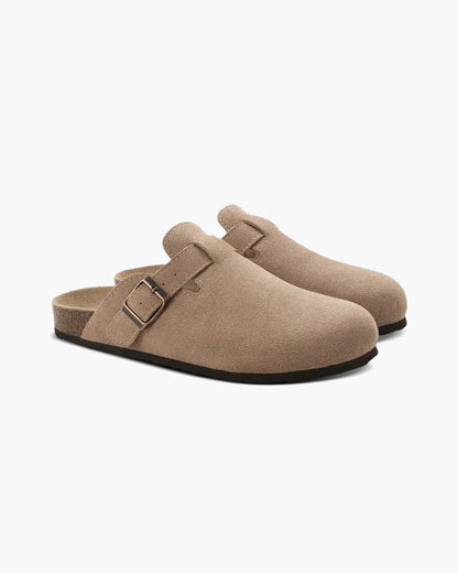 Old Money Wildleder-Clogs