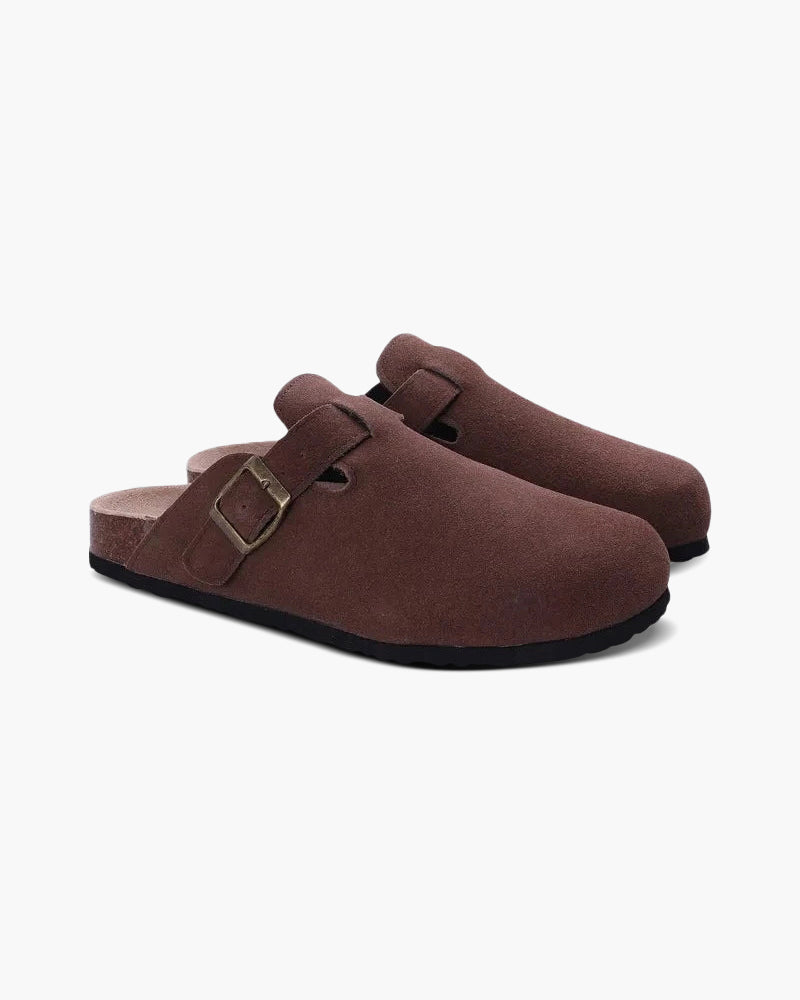 Old Money Wildleder-Clogs