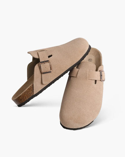 Old Money Wildleder-Clogs