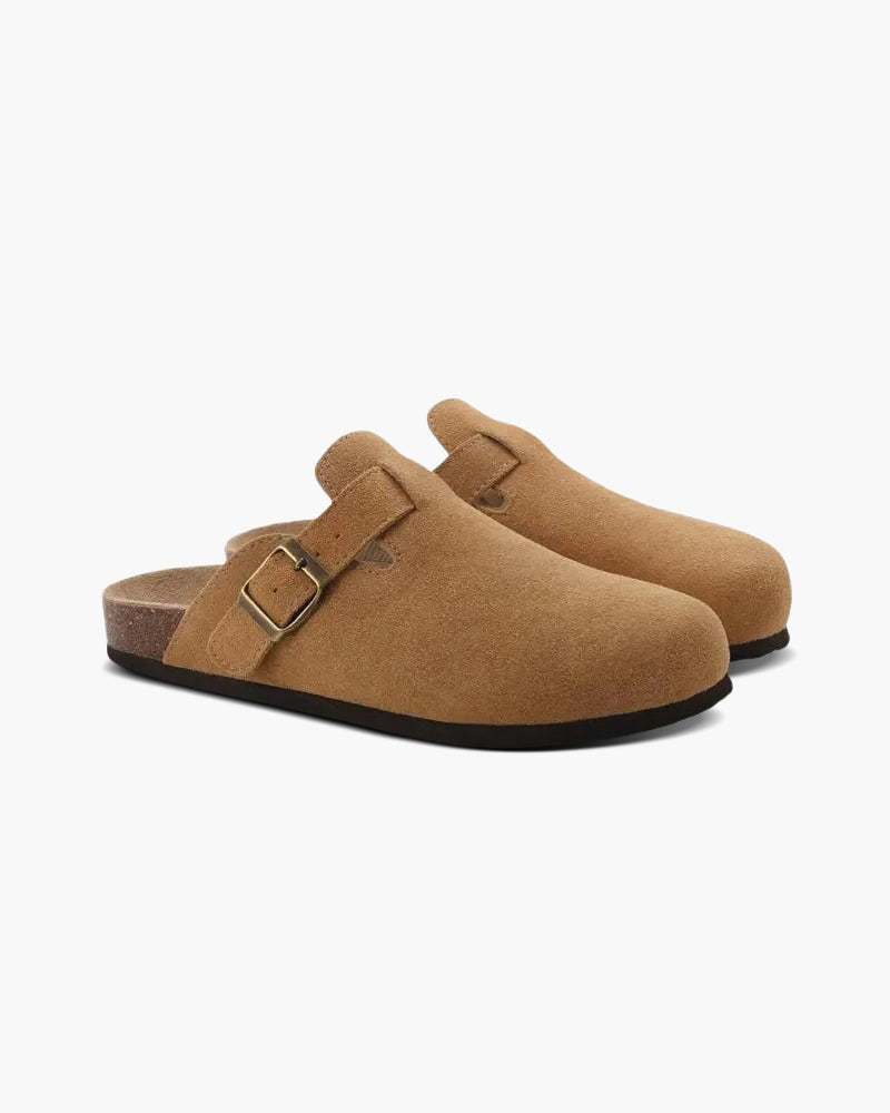 Old Money Wildleder-Clogs